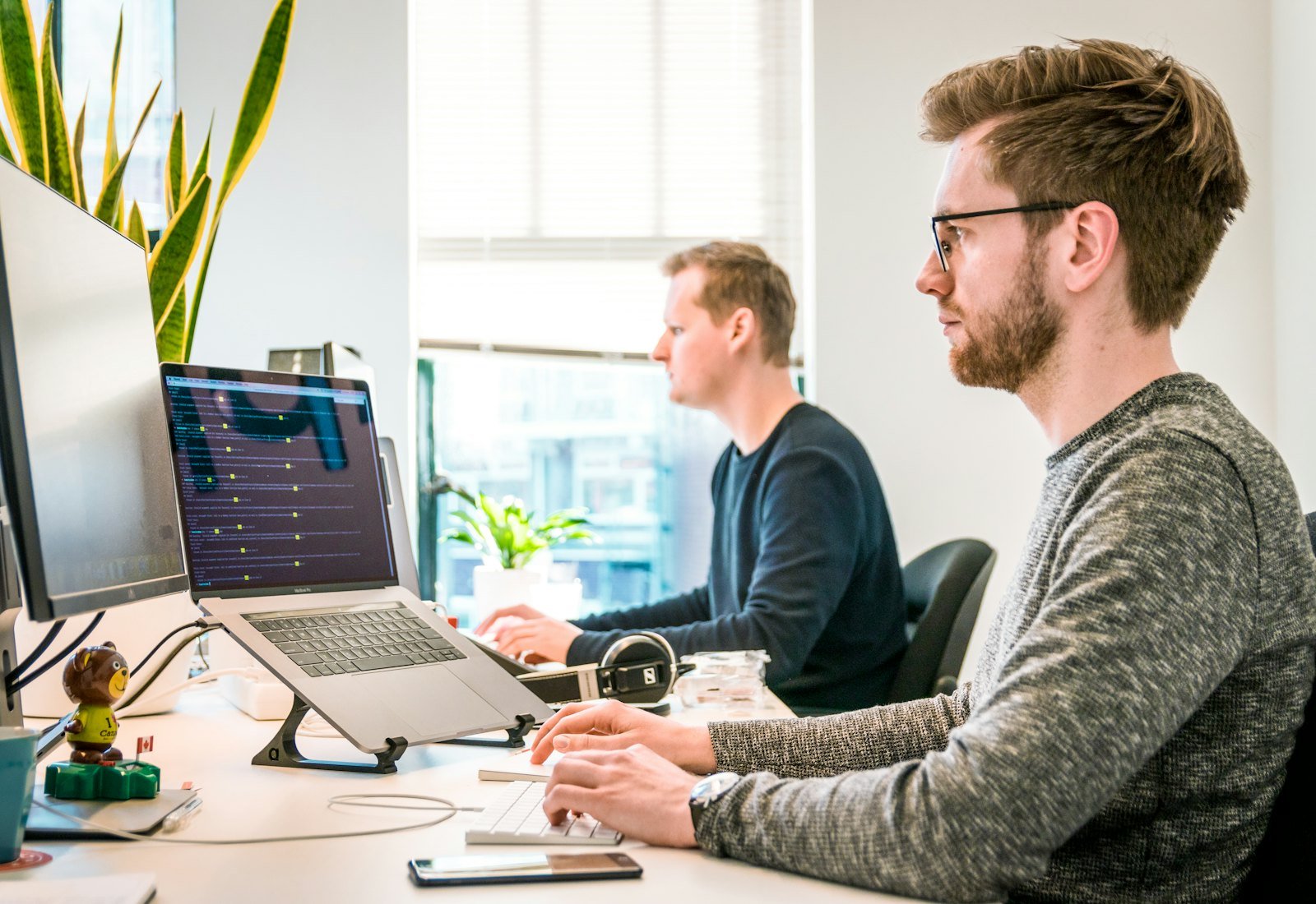CarrierLinkTel engineers working on the voice platform